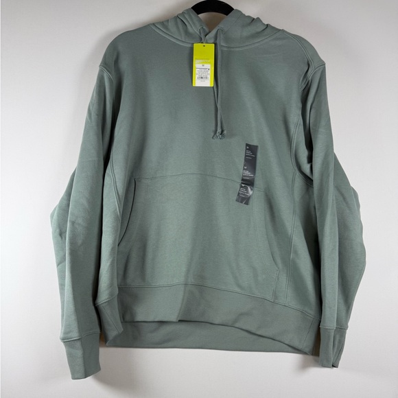 ALL IN MOTION NWT men’s active comfort fleece hooded sweatshirt -sage green -med - Picture 7 of 12